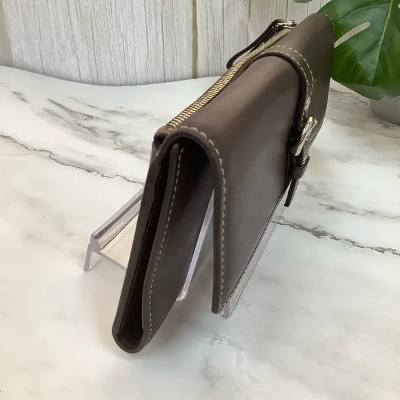 GUC Coach Vintage Soho Brown Leather Women's Wallet - Picture 3 of 8